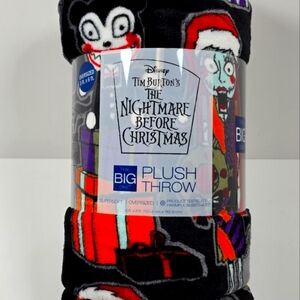 NBc Nightmare before Christmas disney big plush throw 5ftx6ft nwt